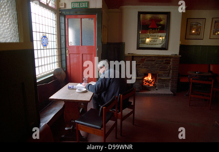 Dolphin Hotel a Plymouth's Barbican nel Devon, Regno Unito. Foto Stock