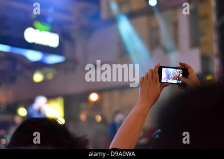 Toronto, Canda. 14 Giugno, 2013. A nord da nord-est (o) NXNE è un annuale settimana di musica e arts festival che si tiene nel mese di giugno a Toronto, Ontario, Canada. Foto Stock