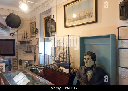 Sag Harbor Whaling Museum a Long Island Foto Stock