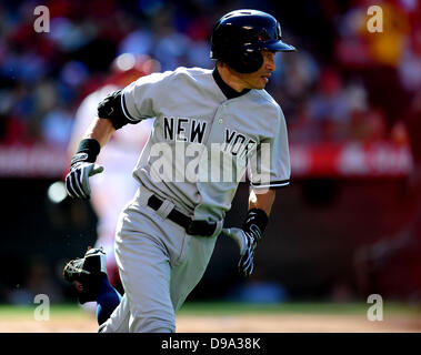 Anaheim, CA, Stati Uniti d'America. Il 15 giugno, 2013. New York Yankees diritto fielder Ichiro Suzuki #31 durante il Major League Baseball gioco tra i New York Yankees e il Los Angeles gli angeli di Anaheim Stadium di Anaheim, in California. Credito: csm/Alamy Live News Credito: csm/Alamy Live News Foto Stock