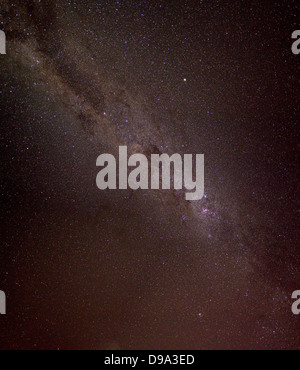 La Via Lattea è la galassia che contiene il nostro sistema solare, stelle die Milchstraße, Sternenhimmel Foto Stock