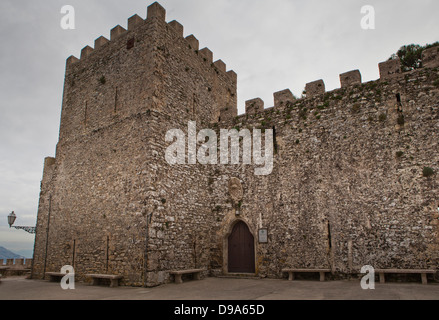 Il Castello di Venere di Erice, in Sicilia. Foto Stock