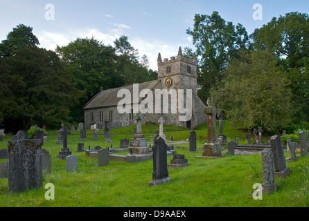 Chiesa di Santa Maria, Staveley-in-Cartmel, South Lakeland, Cumbria, England Regno Unito Foto Stock