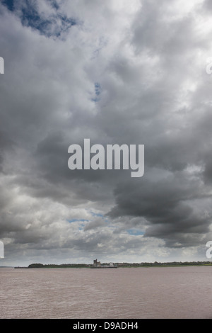 Nitidezza Docks sul fiume Severn. Foto Stock