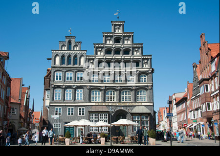 La Camera di Commercio e Industria, luogo Am Sande, Luneburg, Bassa Sassonia, Germania, Lueneburg , Industrie- und Handelskammer, Pla Foto Stock