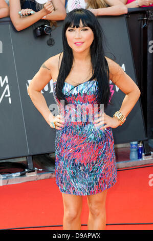 Giugno 16, 2013 - Toronto, Ontario, Canada - LAUREN TOYOTA arriva a 2013 MuchMusic Video Awards a MuchMusic HQ su Giugno 17, 2013 a Toronto in Canada. (Credito Immagine: © Igor Vidyashev/ZUMAPRESS.com) Foto Stock