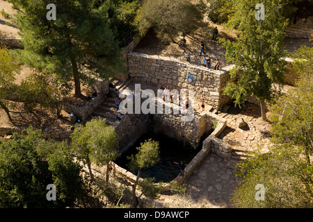 Una foto aerea di Ein Sataf Foto Stock