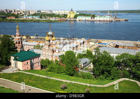 Può visualizzare di coloratissimi Nizhny Novgorod Russia Foto Stock