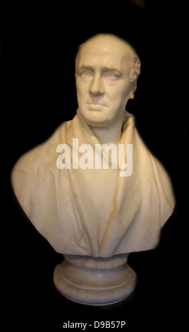 Sir Francis Chantrey (1781-1841) Busto di William Stuart, Arcivescovo di Armagh, firmata e datata 1828. William Stuart morì nel 1822 e due anni più tardi il suo figlio ha commissionato questa classicamente influenzato busto. Si tratta di un buon esempio di Chantrey la specialità in carv Foto Stock