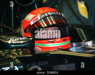 Jarno Trulli Formula Uno dei test invernali al Circuito de Jerez Jerez de la Frontera, Spagna - 10.02.12 *** Foto Stock