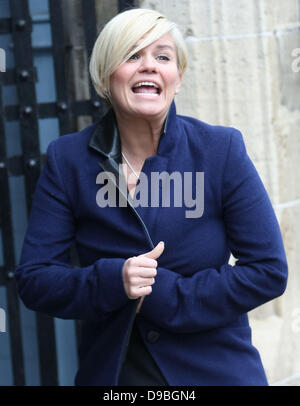 Kerry Katona al ITV Studios di Londra - Inghilterra - 30.01.12 Foto Stock