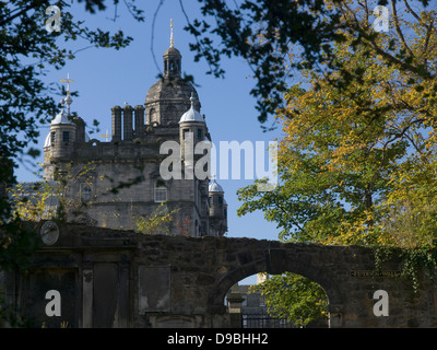 George Heriot della scuola da Greyfriars Kirkyard Foto Stock