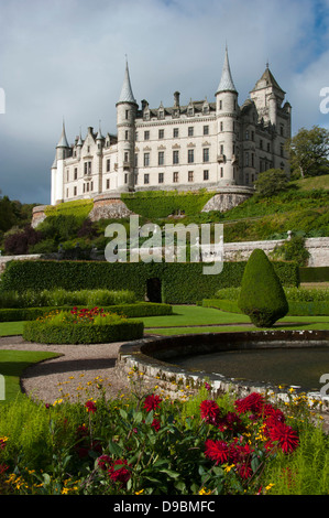 Dunrobin Castle, Highland Scozia, Gran Bretagna, Europa , Schloss Dunrobin, Highland, Schottland, Grossbritannien, Europa, Du Foto Stock