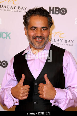 John Ortiz Mandalay Bay Resort and Casino ospita un avanzato sistema di screening di nuovi HBO serie originale fortuna al Mandalay Bay Theatre di Las Vegas, Nevada - 26.01.12 Foto Stock