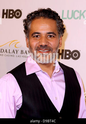 John Ortiz Mandalay Bay Resort and Casino ospita un avanzato sistema di screening di nuovi HBO serie originale fortuna al Mandalay Bay Theatre di Las Vegas, Nevada - 26.01.12 Foto Stock