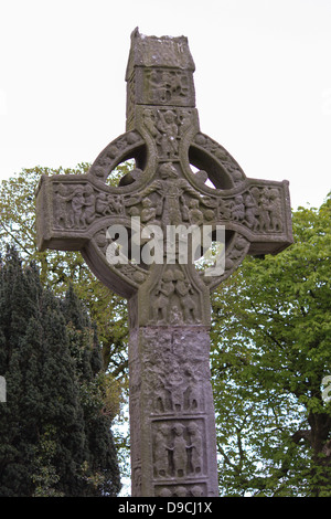 Nella foto è Muiredach alta della Croce, Monasterboice, Drogheda, Co. Louth, Irlanda. Foto Stock