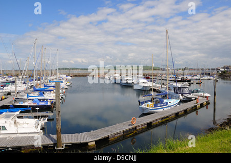 Troon yacht haven in South Ayrshire, in Scozia, Regno Unito Foto Stock