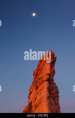 Plaza Blanca, la "Sierra Negra" Badlands, White City, San Juan Bandlands, Nuovo Messico Foto Stock