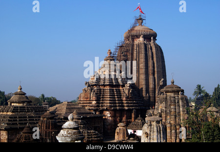 Tempio Lingaraj Bhubaneswar Orissa Odisha India Foto Stock