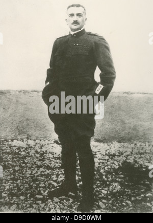 Il generale Armando Diaz , 1° Ducca dell Vittoria (1861-1928) italiano ufficiale d'artiglieria che nella prima guerra mondiale, divenne comandante in capo dell'esercito italiano. Foto Stock