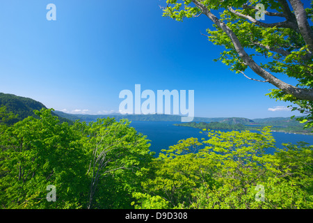 Il lago Towada, Prefettura di Akita Foto Stock