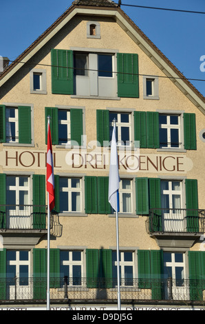 Hotel Drei Konige, Richterswil, Zurigo, Svizzera. Foto Stock