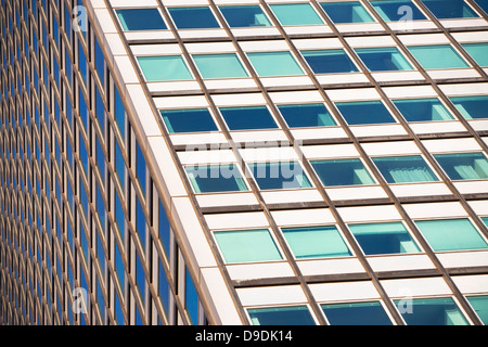 Chiudere fino angolo di visualizzazione del blocco di ufficio Foto Stock