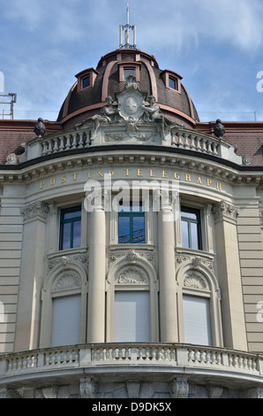 Uffici postali principali, Zug, Svizzera. Foto Stock