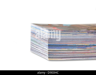 Pila di foto stampate su carta fotografica Foto Stock