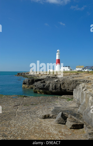 Portland Bill Lighthouse Dorset England Regno Unito Foto Stock