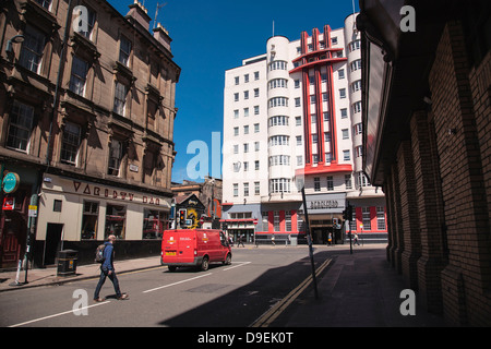 L'elegante art deco Beresford edificio in Glasgow. L'edificio è ora un condominio. Foto Stock