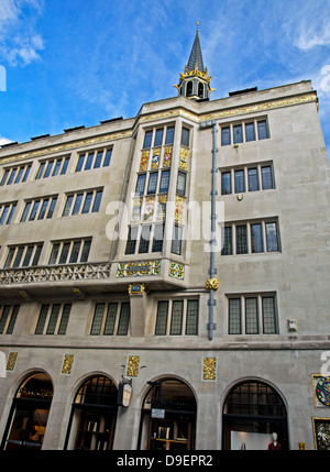 Vista del Atkinson Carillon, Londra solo carillon, Old Bond Street, Mayfair, London, England, Regno Unito Foto Stock