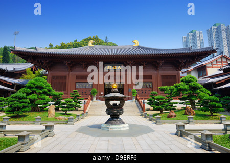 Chi Lin convento in Diamond Hill quartiere di Hong Kong, Cina. Foto Stock