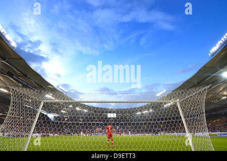 Dietro l'obiettivo, Sven ULREICH VfB Stuttgart, Mercedes-Benz Arena, Stoccarda, Baden-Württemberg, Germania, Europa Foto Stock