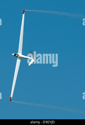 Un aliante glider durante il 2007 Naval Air Station Oceana Air Show. Foto Stock