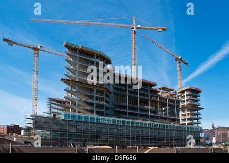 La SPIEGEL nuovo edificio nel porto di Amburgo città nuova SPIEGEL edificio nella città portuale di Amburgo Foto Stock