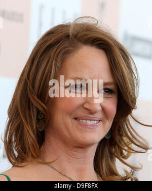 Melissa Leo il film 2011 Lo Spirito indipendente Awards tenutosi presso la spiaggia di Santa Monica - Gli arrivi di Los Angeles, California - 26.02.11 Foto Stock