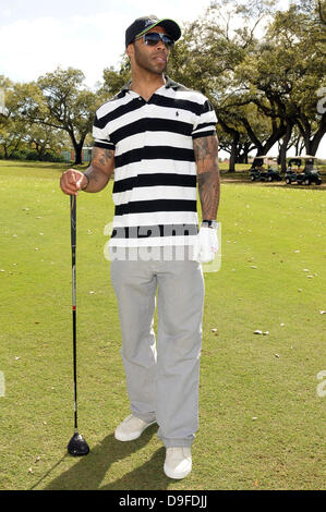 Omari Hardwick partecipa alla ottava annuale Jason Taylor Celebrity Golf Classic a vantaggio della Holtz ospedale per bambini e prendere le scorte in magazzino per i bambini presso il Grande Oaks Golf Club. Davie, Florida - 28.02.11 , Foto Stock