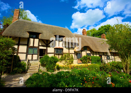 Anne Hathaway's Cottage, Shottery, Stratford upon Avon, Warwickshire, Inghilterra, Regno Unito Foto Stock