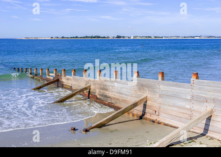 West Wittering Beach, West Sussex, in Inghilterra, Regno Unito Foto Stock