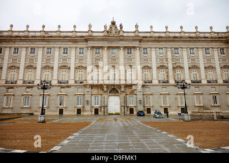 Il Royal Palace, Madrid, Spagna Foto Stock