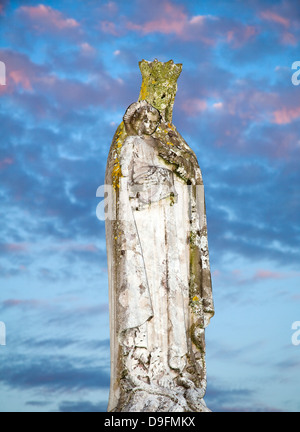 Nostra Signora di Penrhys statua, Rhondda Valley, Glamorgan, Wales, Regno Unito Foto Stock