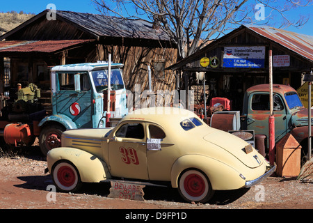 Oro mio Re e città fantasma, Girolamo, Arizona, Stati Uniti d'America Foto Stock