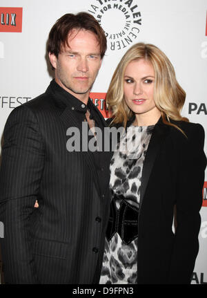 Stephen Moyer e Anna Paquin "vero sangue " PaleyFest 2011 a Saban Theatre di Beverly Hills Beverly Hills, in California, Stati Uniti d'America - 05.03.11 Foto Stock