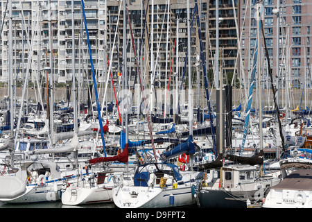 Blankenberge Marina, Fiandre Occidentali, Belgio Foto Stock