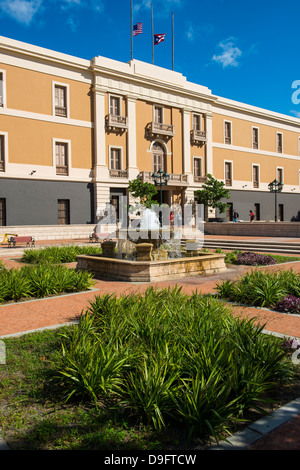 Ballaja caserma, Museo delle Americhe arte popolare, San Juan, Sito Patrimonio Mondiale dell'UNESCO, Puerto Rico, West Indies, dei Caraibi Foto Stock