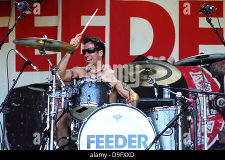 Karl Brasile di Alimentatore il 2011 Soundwave Festival in Bonython Park Adelaide, Australia - 06.03.11 Foto Stock