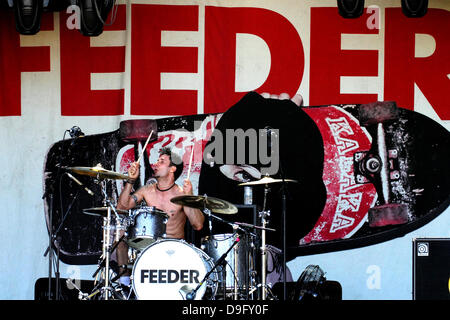 Karl Brasile di Alimentatore il 2011 Soundwave Festival in Bonython Park Adelaide, Australia - 06.03.11 Foto Stock