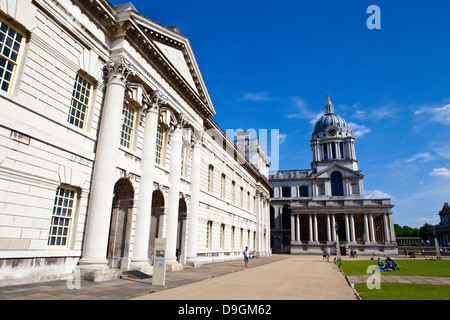 Il Royal Naval College di Greenwich, Londra. Foto Stock