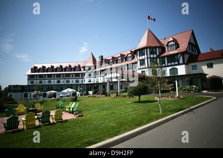 Il Fairmont Algonquin è una località costiera hotel in St Andrews, N.B. Foto Stock